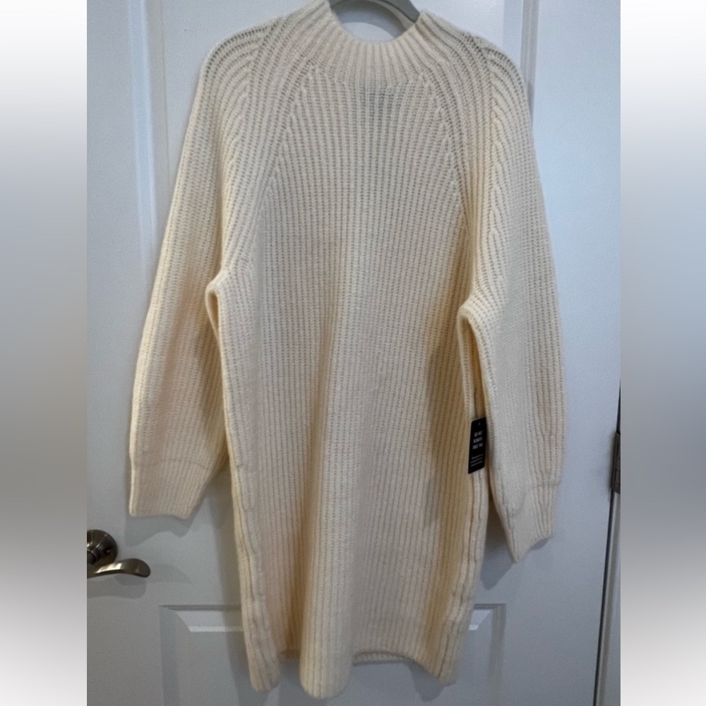 NWT - Express Cream Sweater Dress